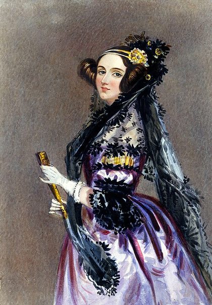Ada Lovelace in formal attire